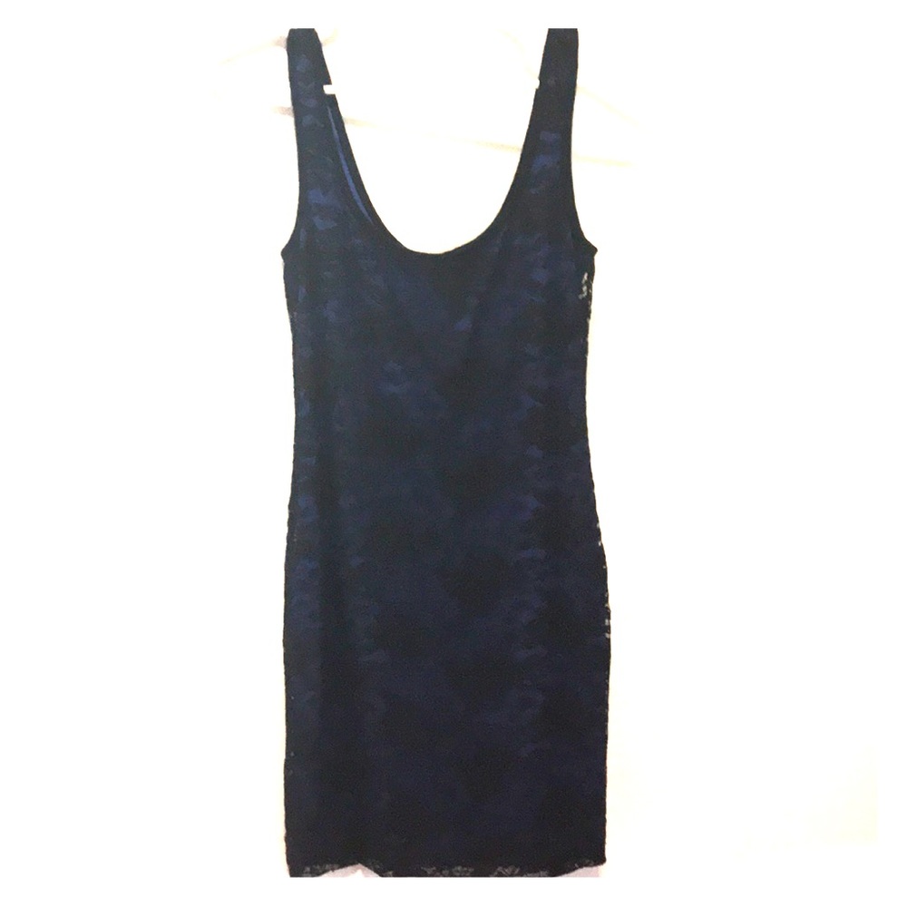 Black lace dress